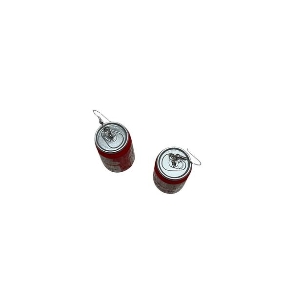 Novelty Retro Beer Can Simulation Dangle Drop Earrings - Picture 2 of 3